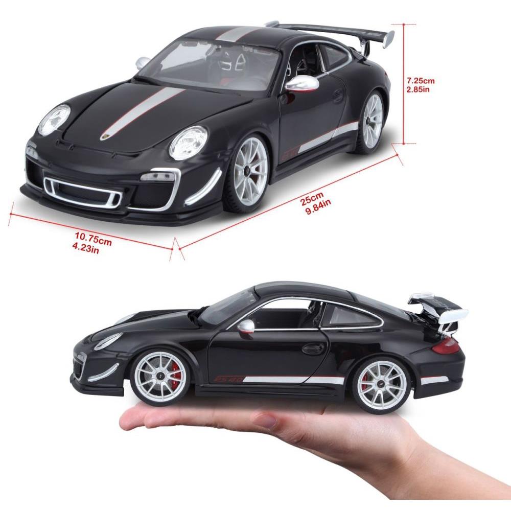 Modellauto Porsche 911 GT3 RS 4.0, schwarz, 1:18