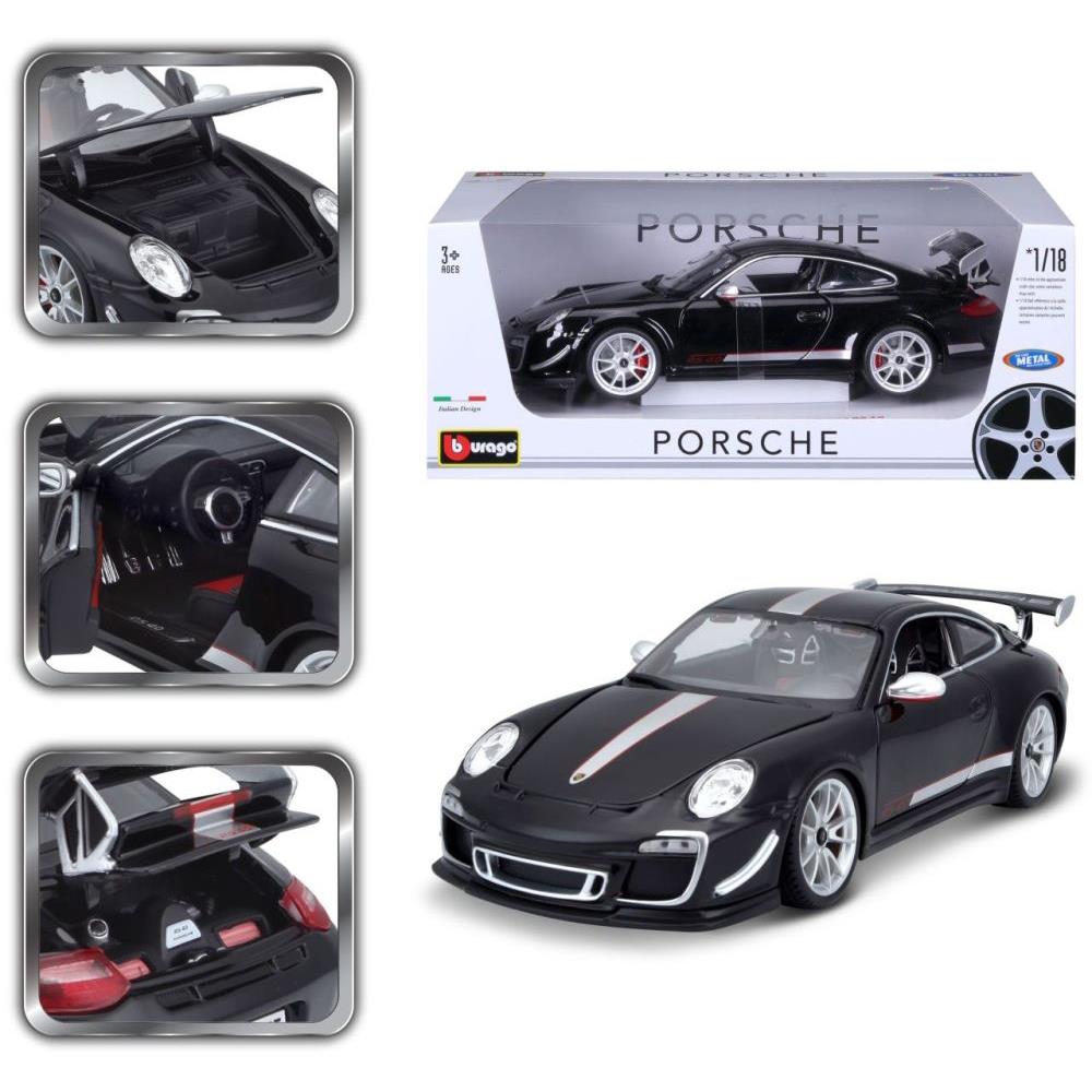 Modellauto Porsche 911 GT3 RS 4.0, schwarz, 1:18