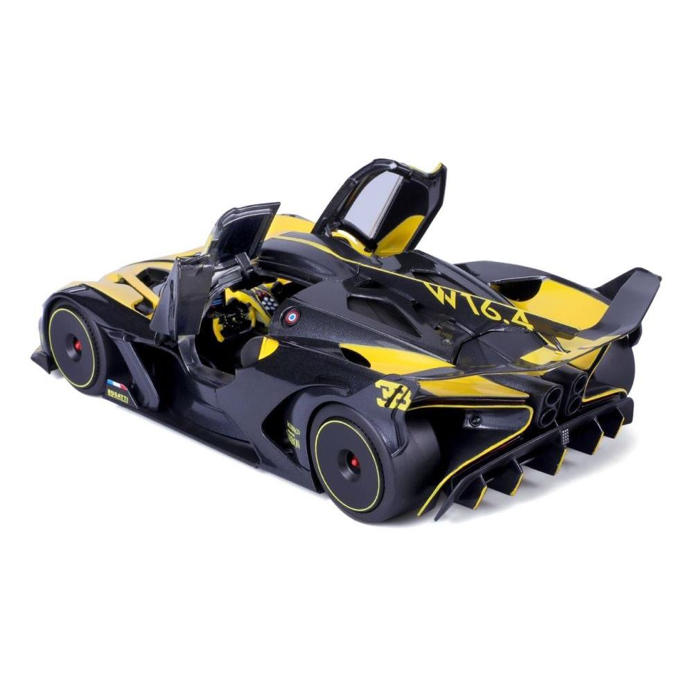 Modellauto Bugatti Bolide, gelb/schwarz, 1:18