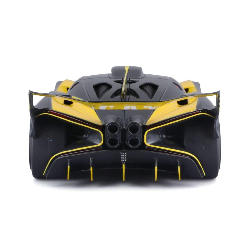 Modellauto Bugatti Bolide, gelb/schwarz, 1:18