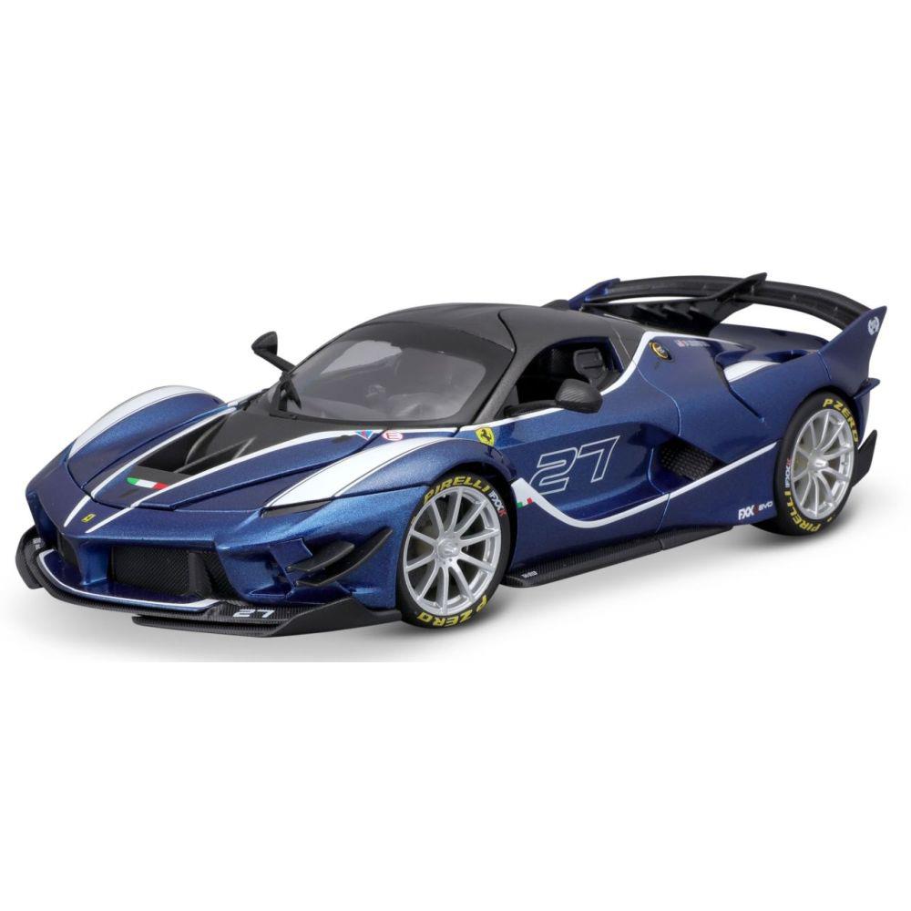 Modellauto Ferrari Race & Play FXX-K EVO, blau, 1:18