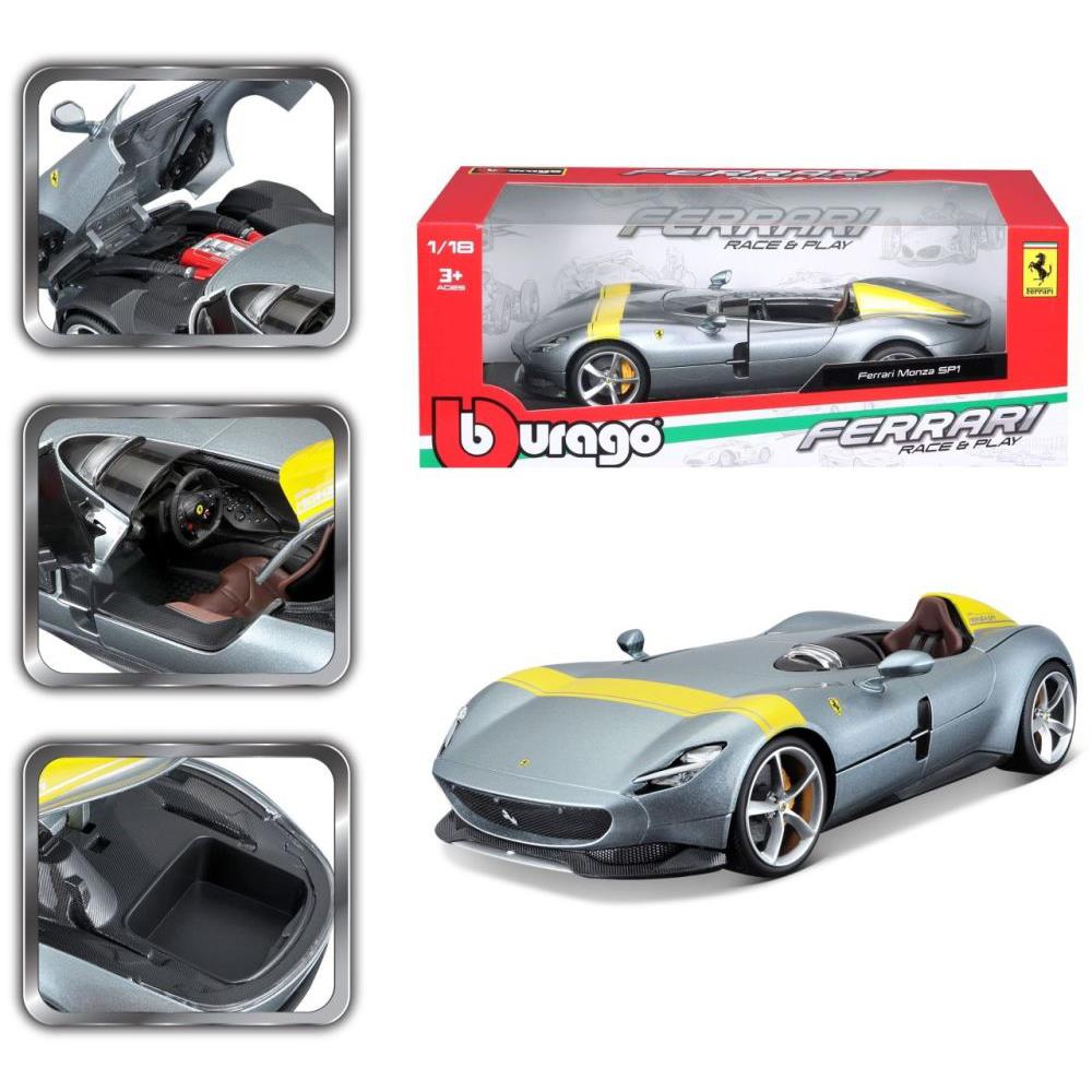 Modellauto Ferrari Race & Play Monza SP1, 1:18