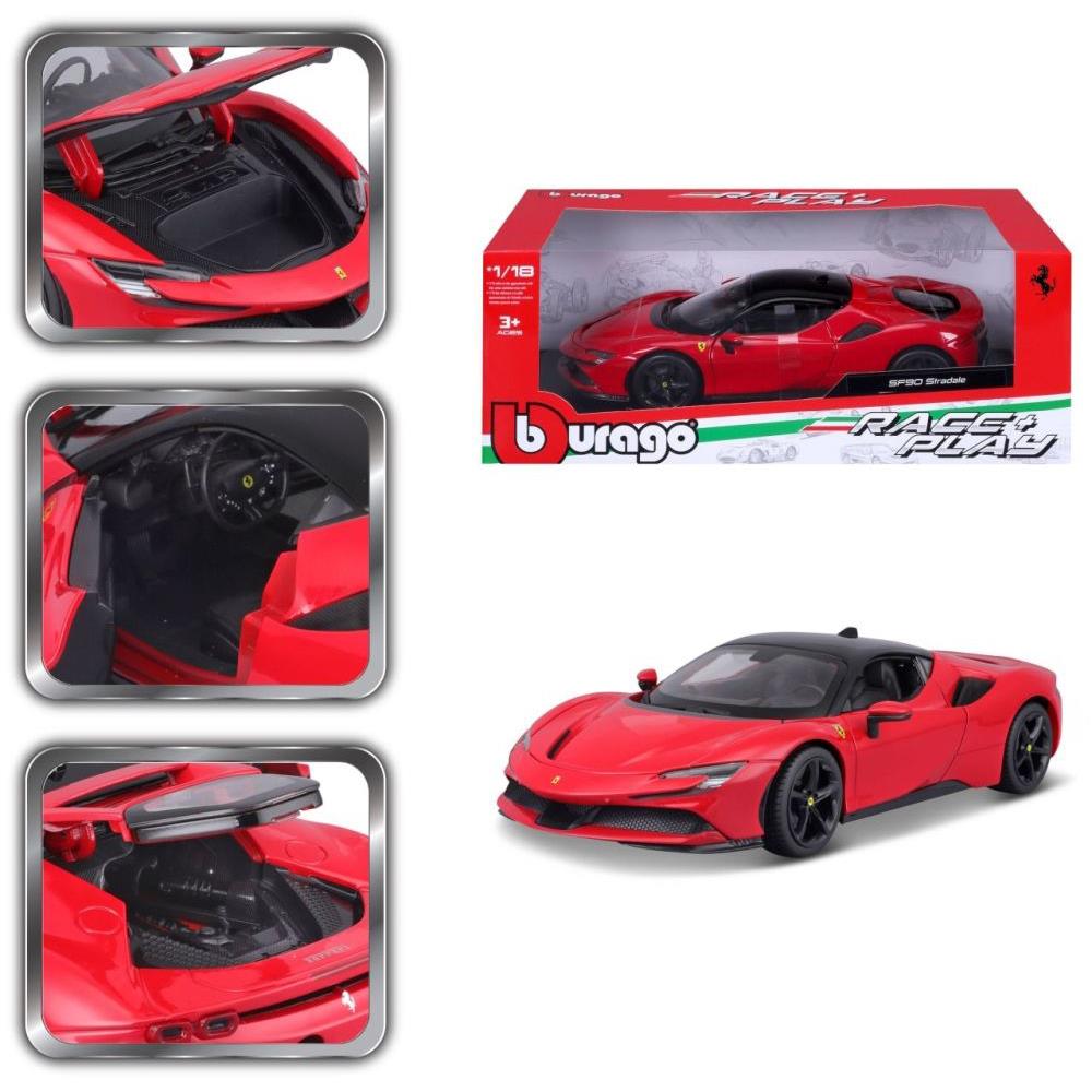Modellauto Ferrari Race & Play SF90 Stradale, 1:18