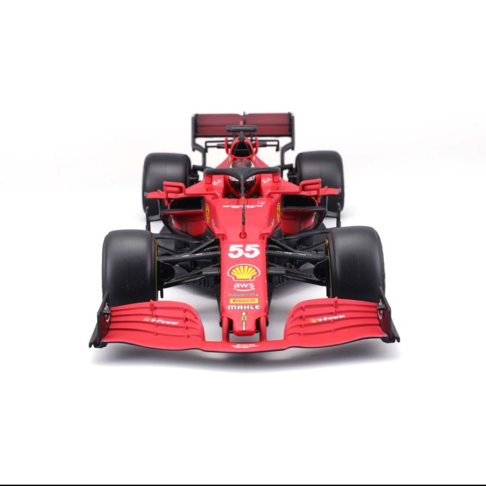 Modellauto Ferrari F1 2021 #55 Carlos Sainz, 1:18