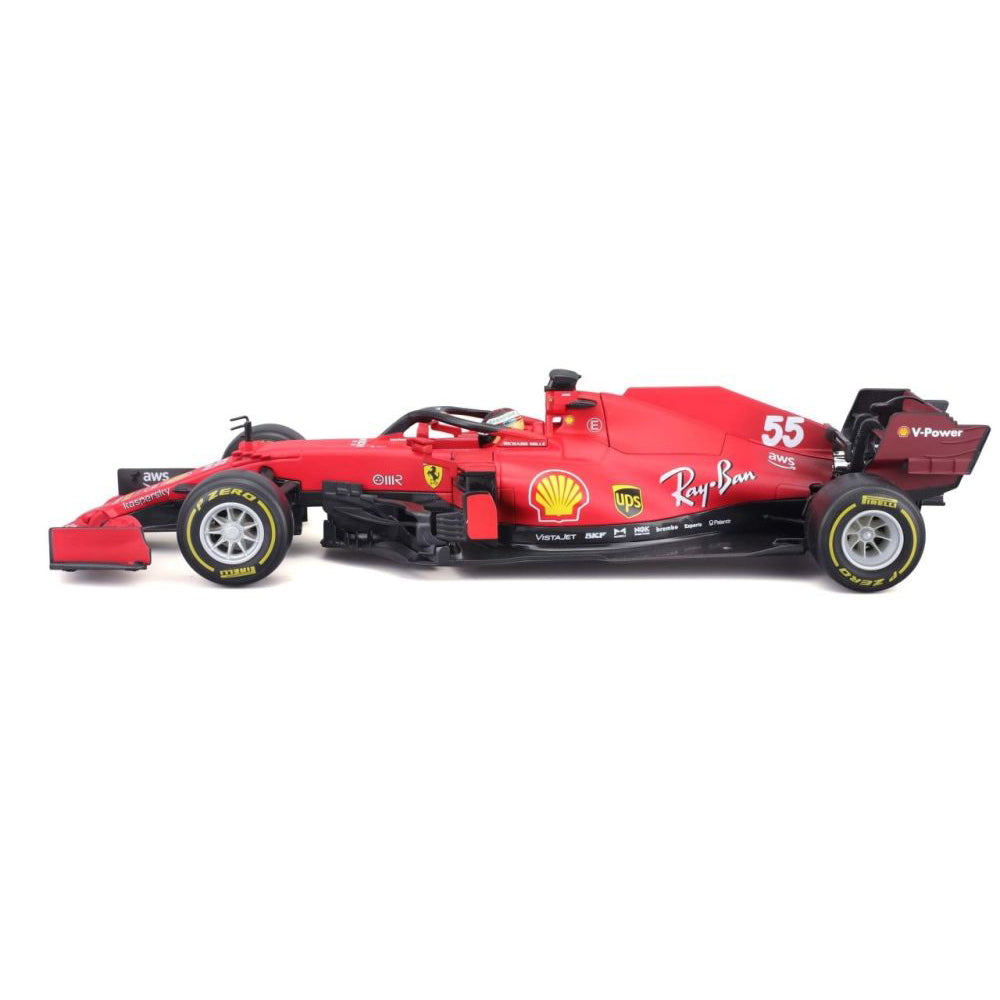 Modellauto Ferrari F1 2021 #55 Carlos Sainz, 1:18