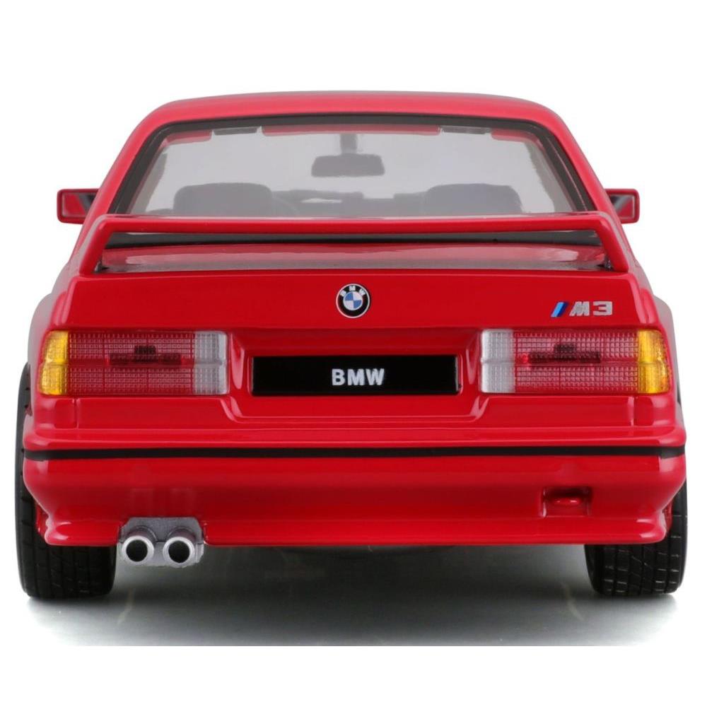Modellauto BMW M3 (E30) 1988, rot, 1:24
