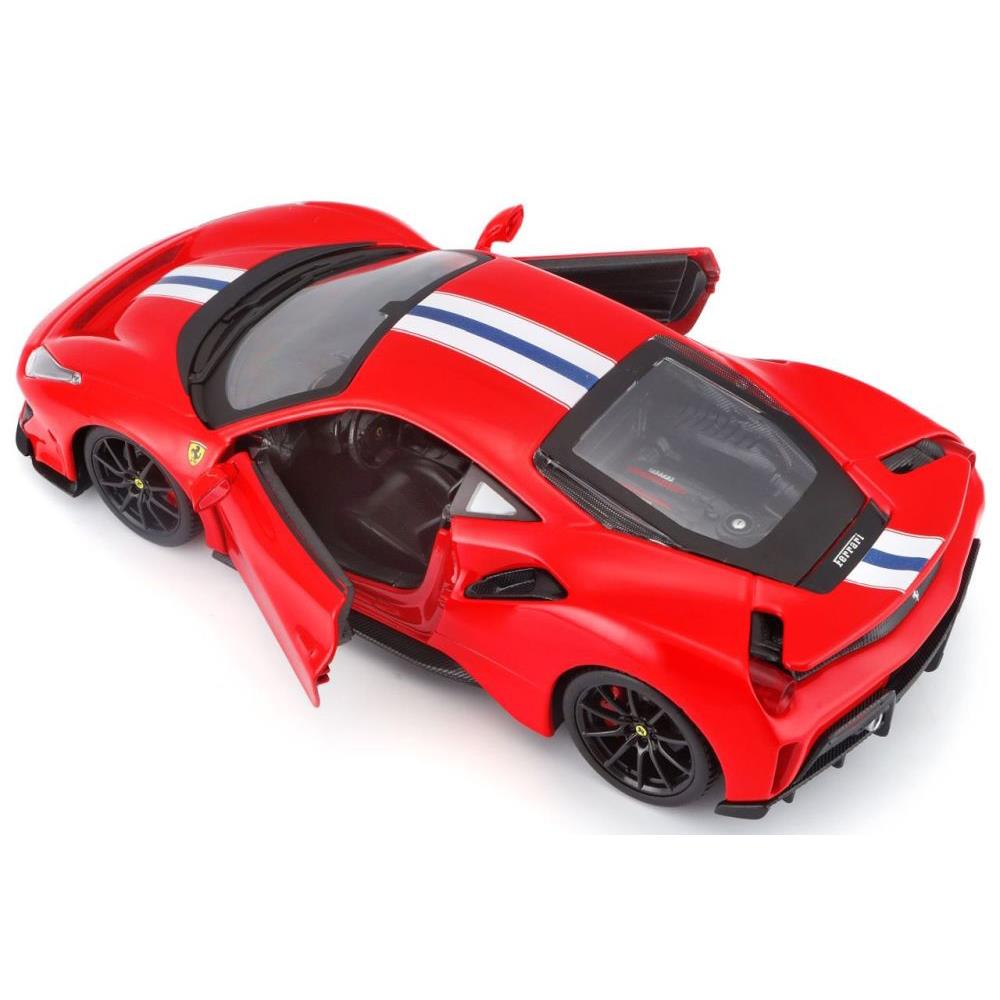 Modellauto Ferrari Race & Play 488 Pista, rot, 1:24