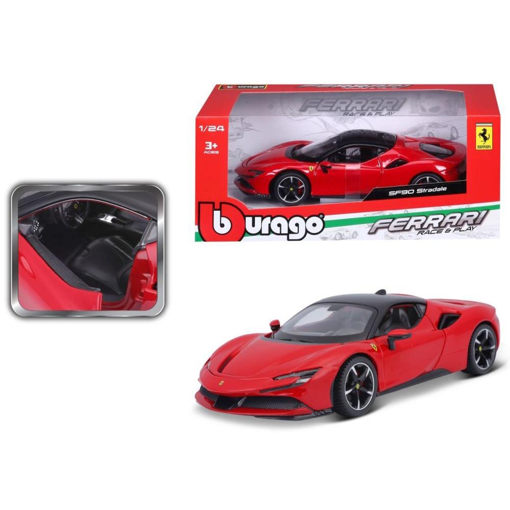 Modellauto Ferrari Race & Play SF90 Stradale, 1:24
