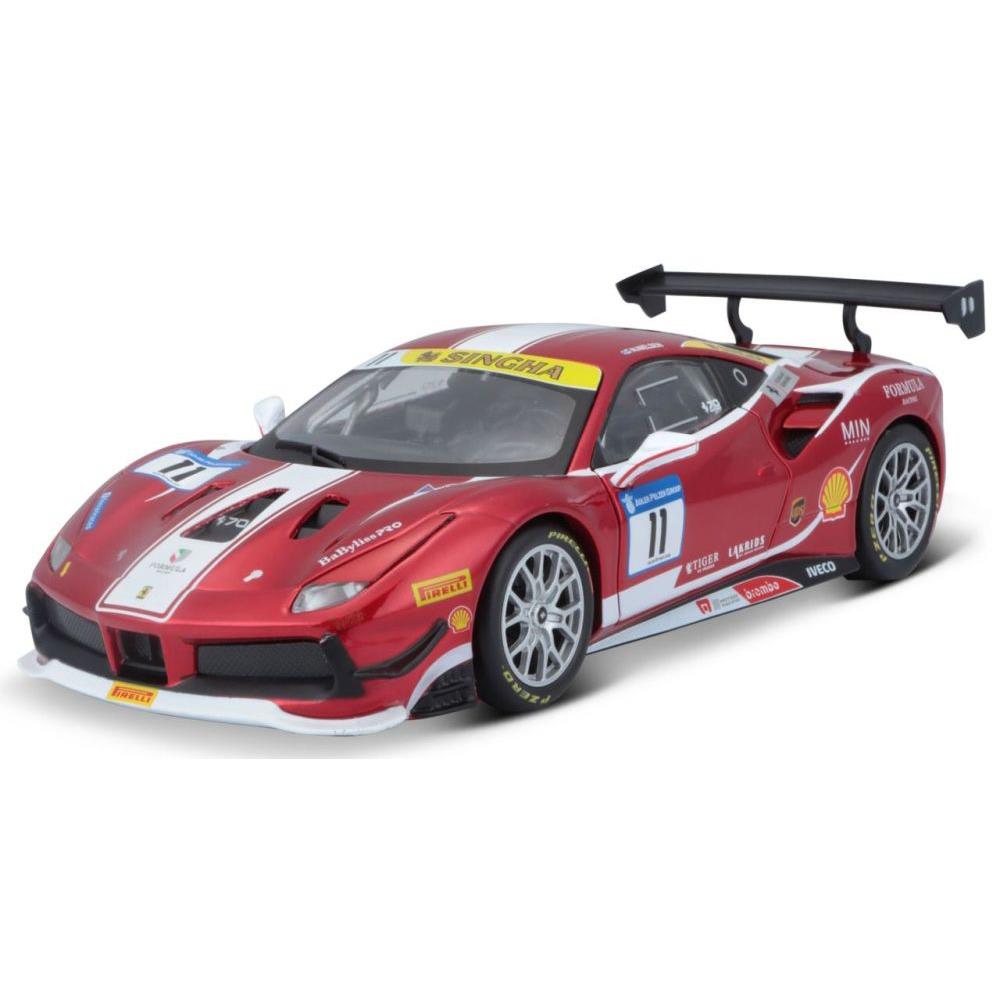 Modellauto Ferrari Race & Play 488 Challenge Racing, 1:24