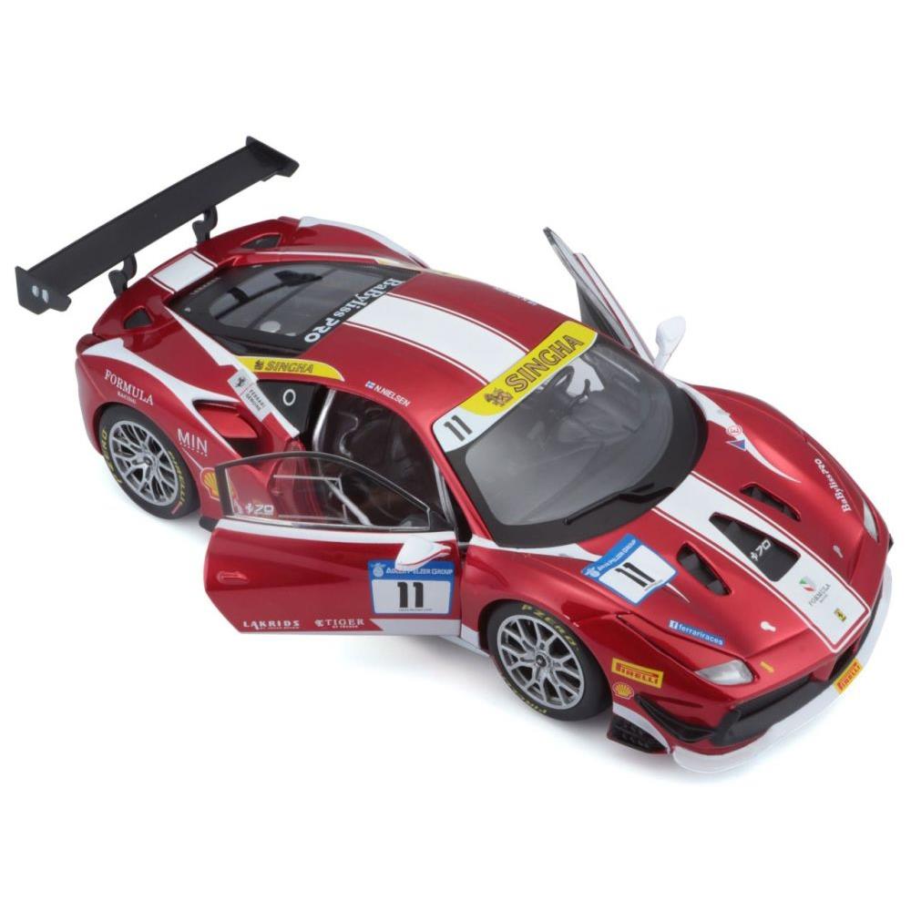 Modellauto Ferrari Race & Play 488 Challenge Racing, 1:24