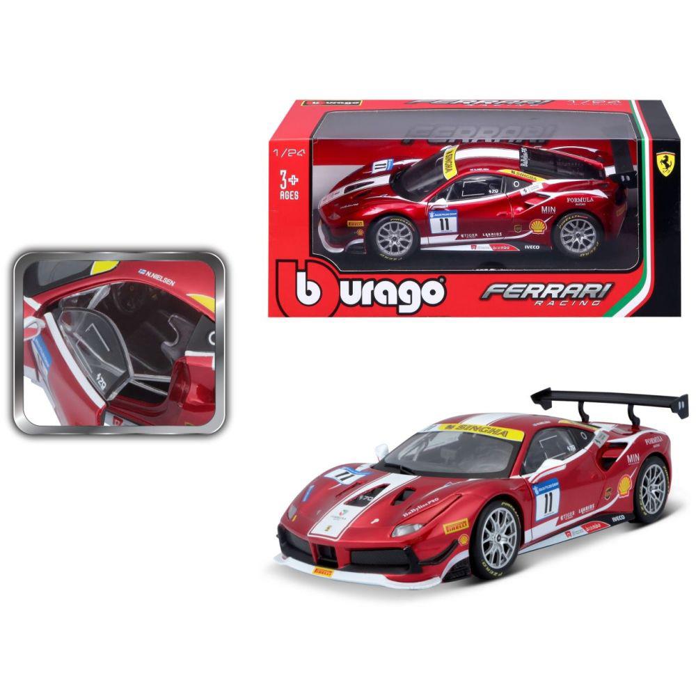 Modellauto Ferrari Race & Play 488 Challenge Racing, 1:24
