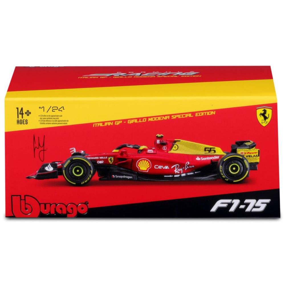 Modellauto Ferrari F1-75 Special Edition Carlos Sainz 2022, 1:24