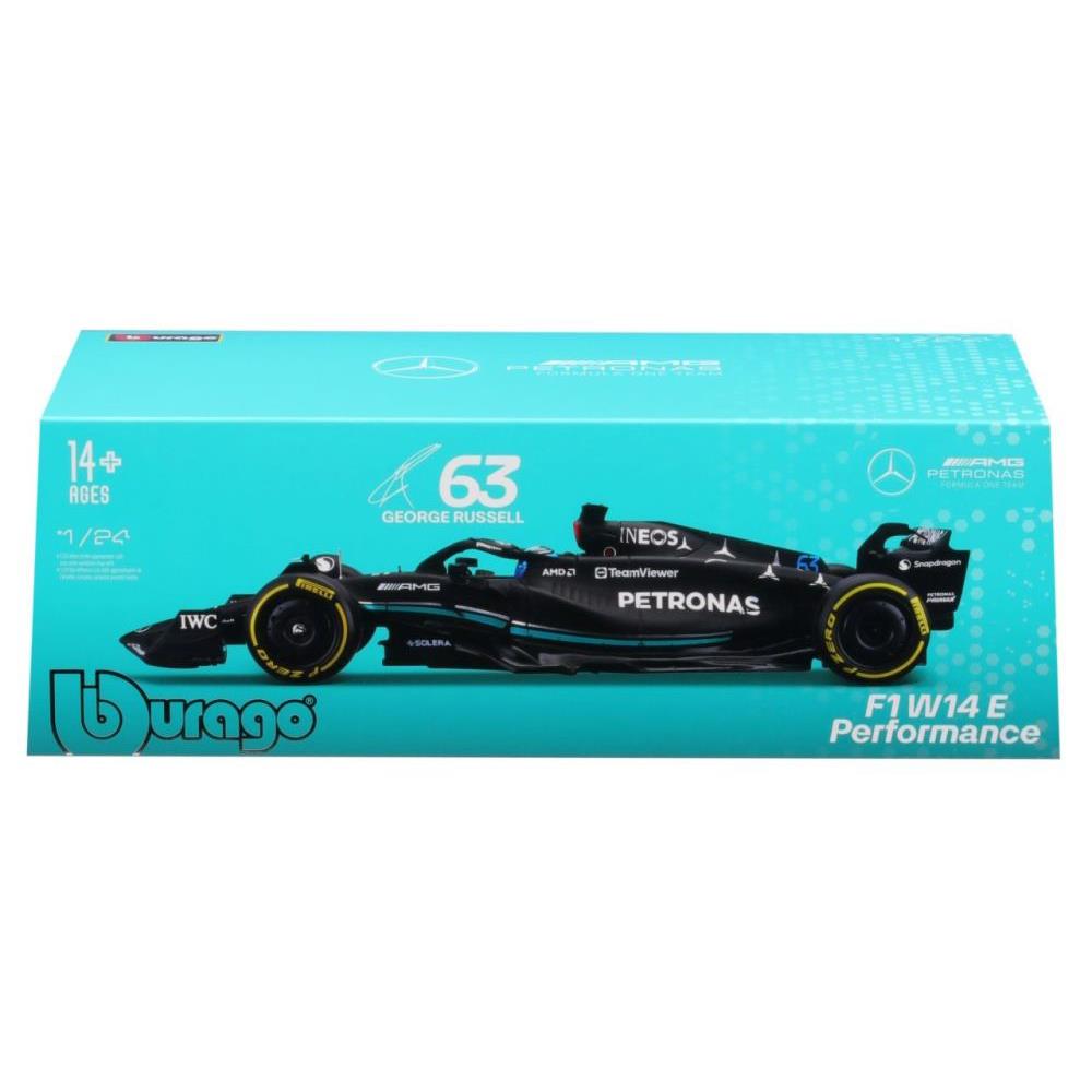 Modellauto Mercedes-AMG F1 W14 E Performance George Russell 2023, 1:24