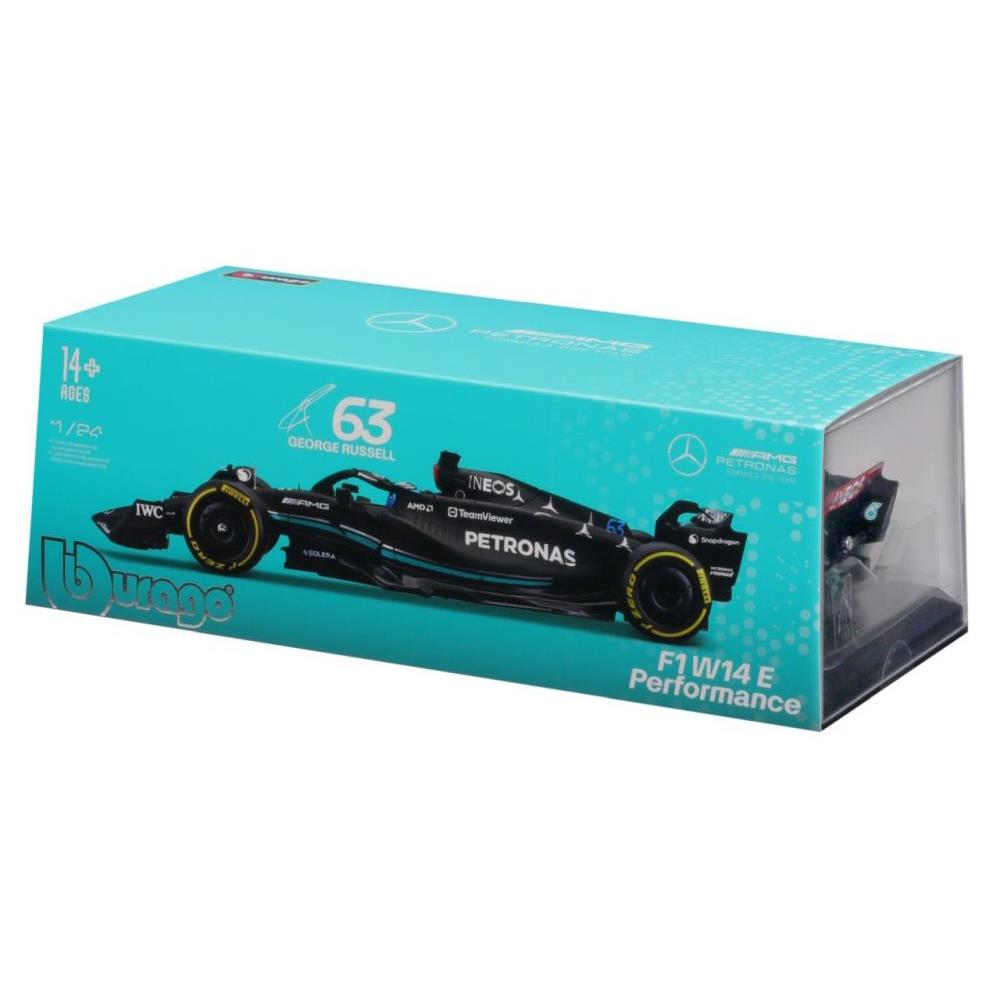 Modellauto Mercedes-AMG F1 W14 E Performance George Russell 2023, 1:24