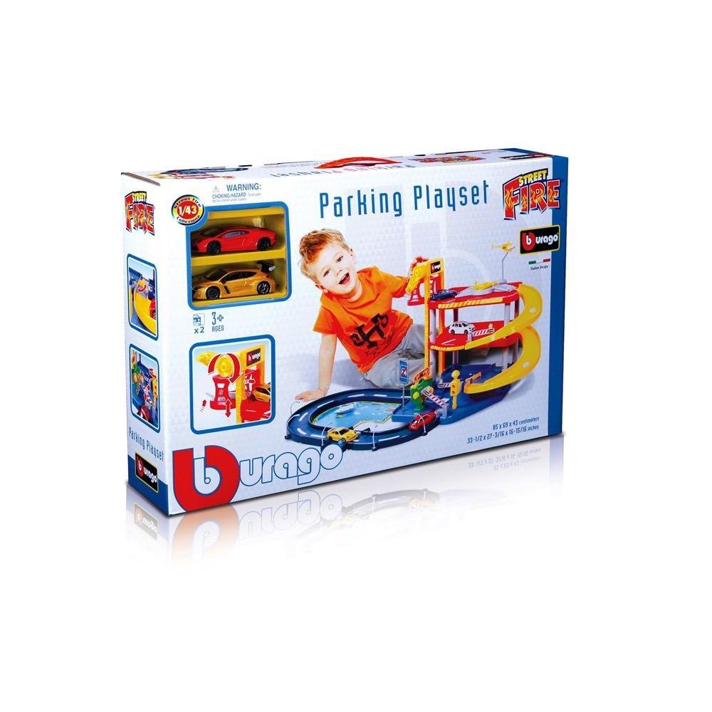 Autogarange Set mit 2 Autos, 1:43