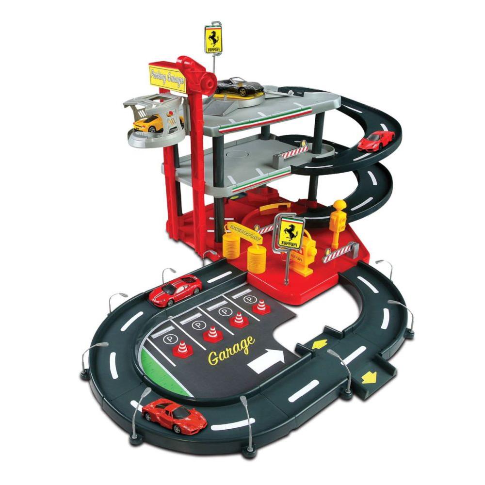 Modellauto Parkgarage Ferrari Parking Garage mit 2 Autos, 1:43