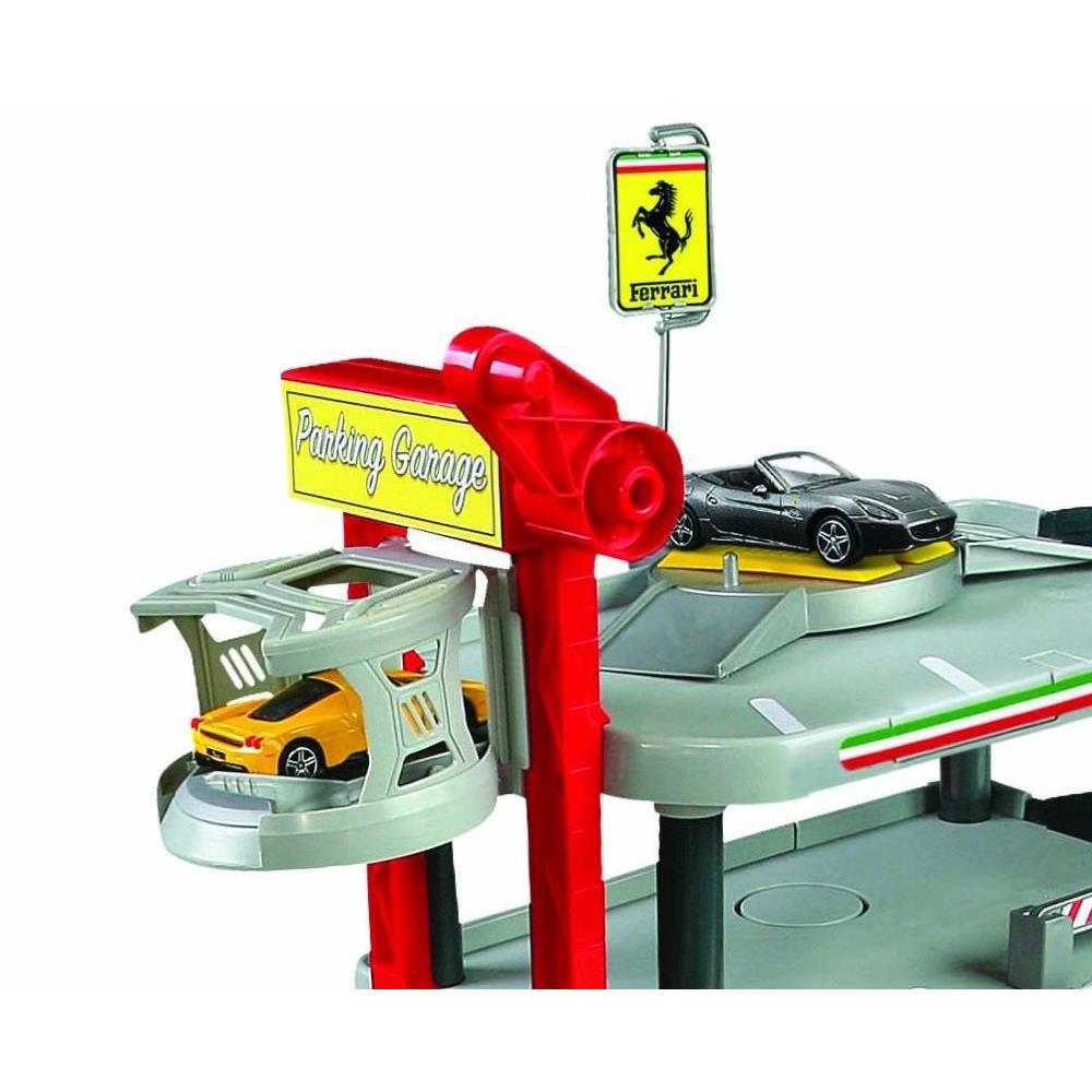 Modellauto Parkgarage Ferrari Parking Garage mit 2 Autos, 1:43