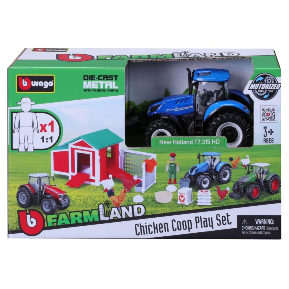 Parkgarage Hühnerstall mit Traktor