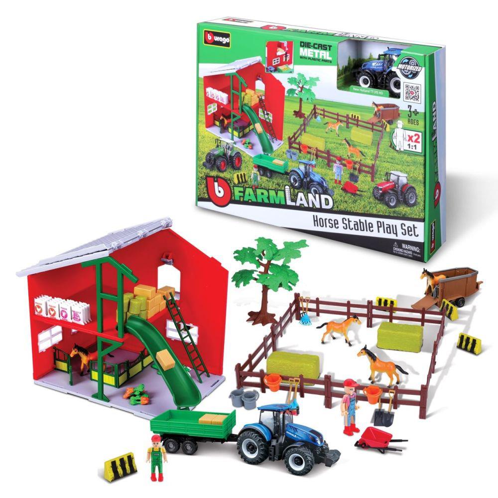 Parkgarage Pferdestall mit Traktor