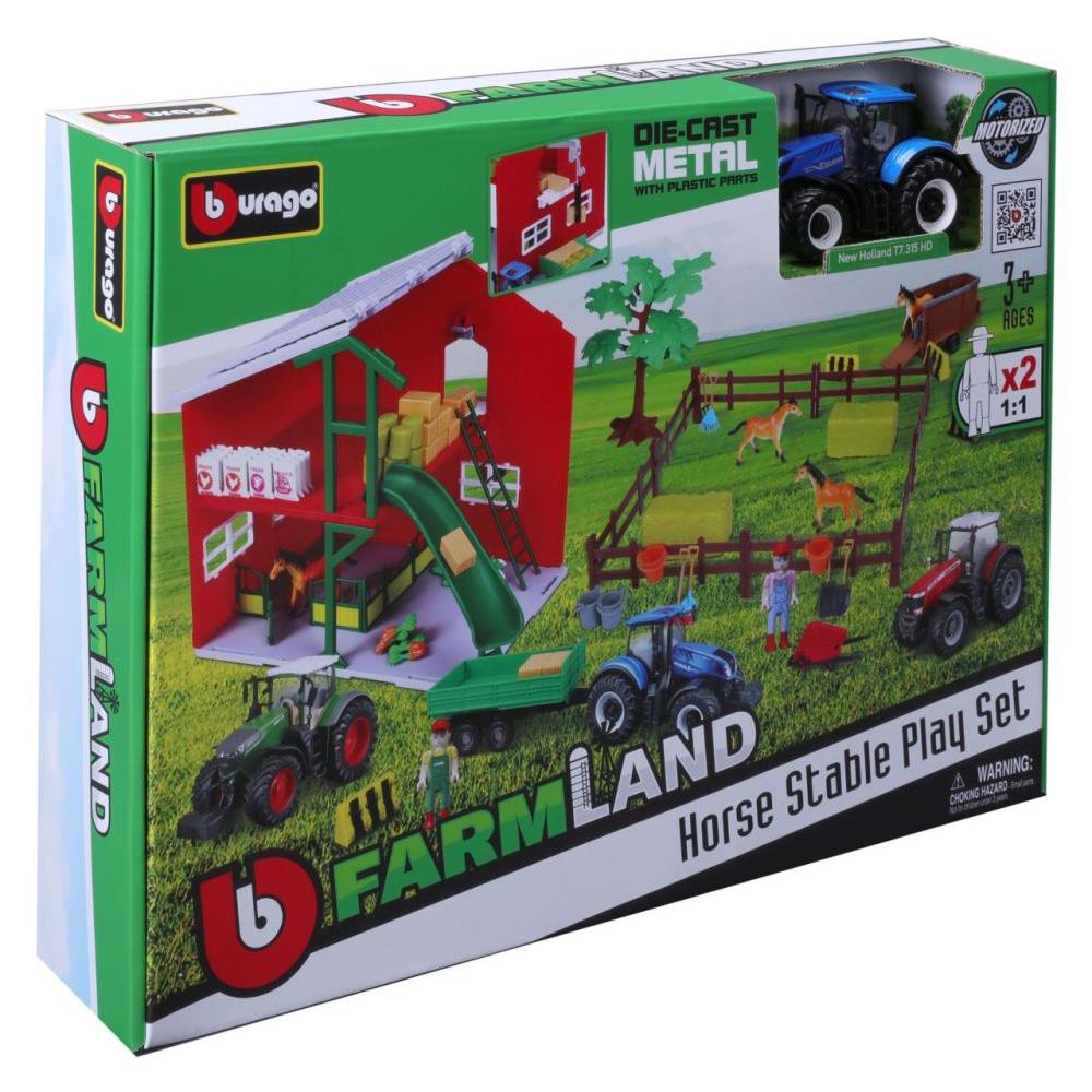 Parkgarage Pferdestall mit Traktor