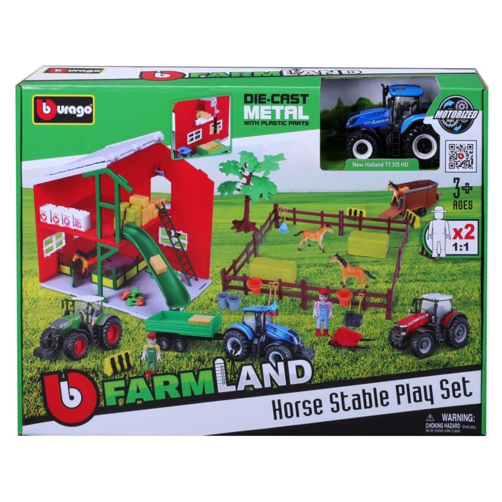 Parkgarage Pferdestall mit Traktor