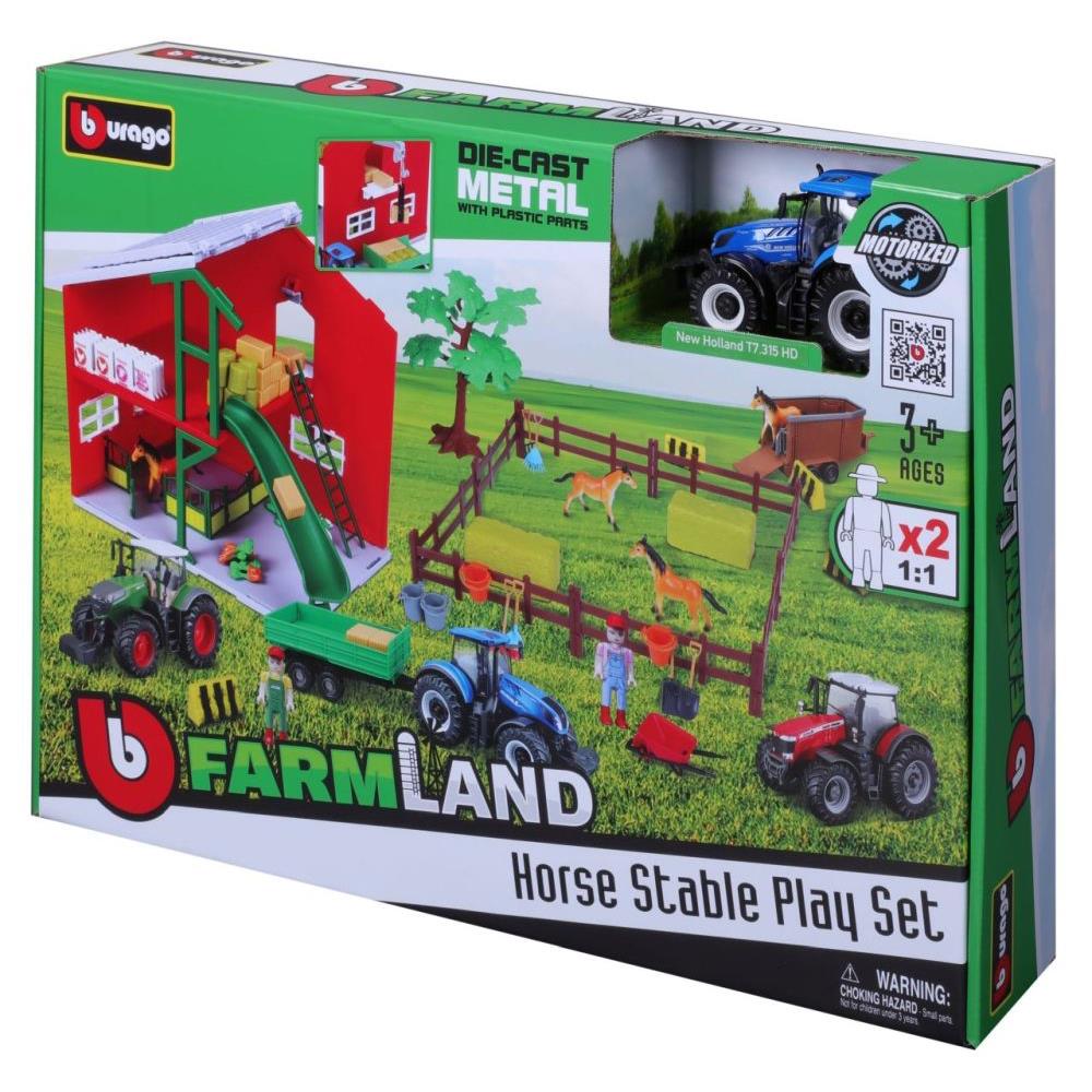 Parkgarage Pferdestall mit Traktor