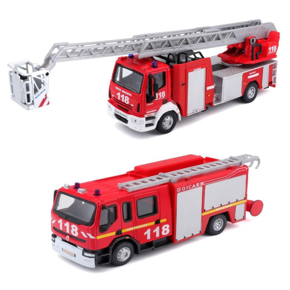 Modellauto Feuerwehr Fahrzeuge, 1:50, assortiert
