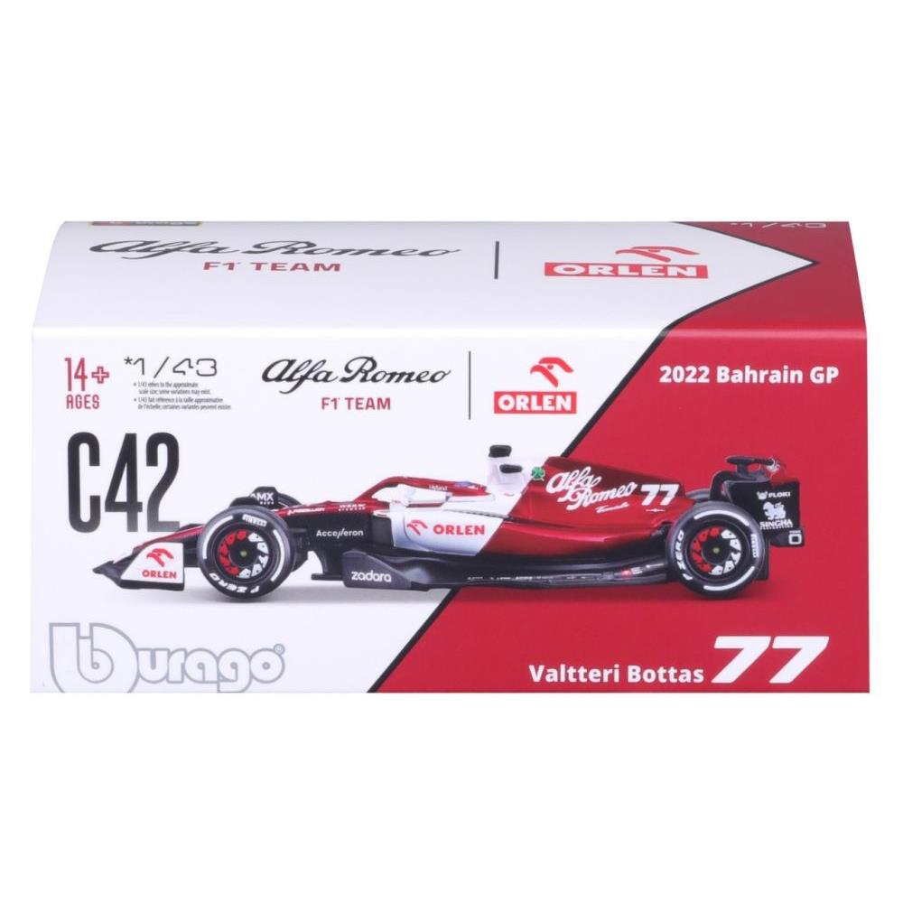 Modellauto Alfa Romeo F1 Team Orlen C42 Valtteri Bottas 2022, 1:43