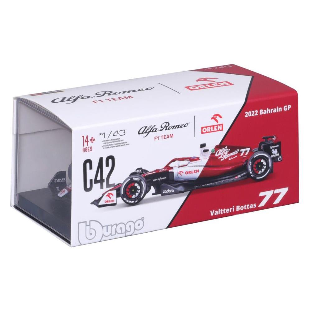 Modellauto Alfa Romeo F1 Team Orlen C42 Valtteri Bottas 2022, 1:43