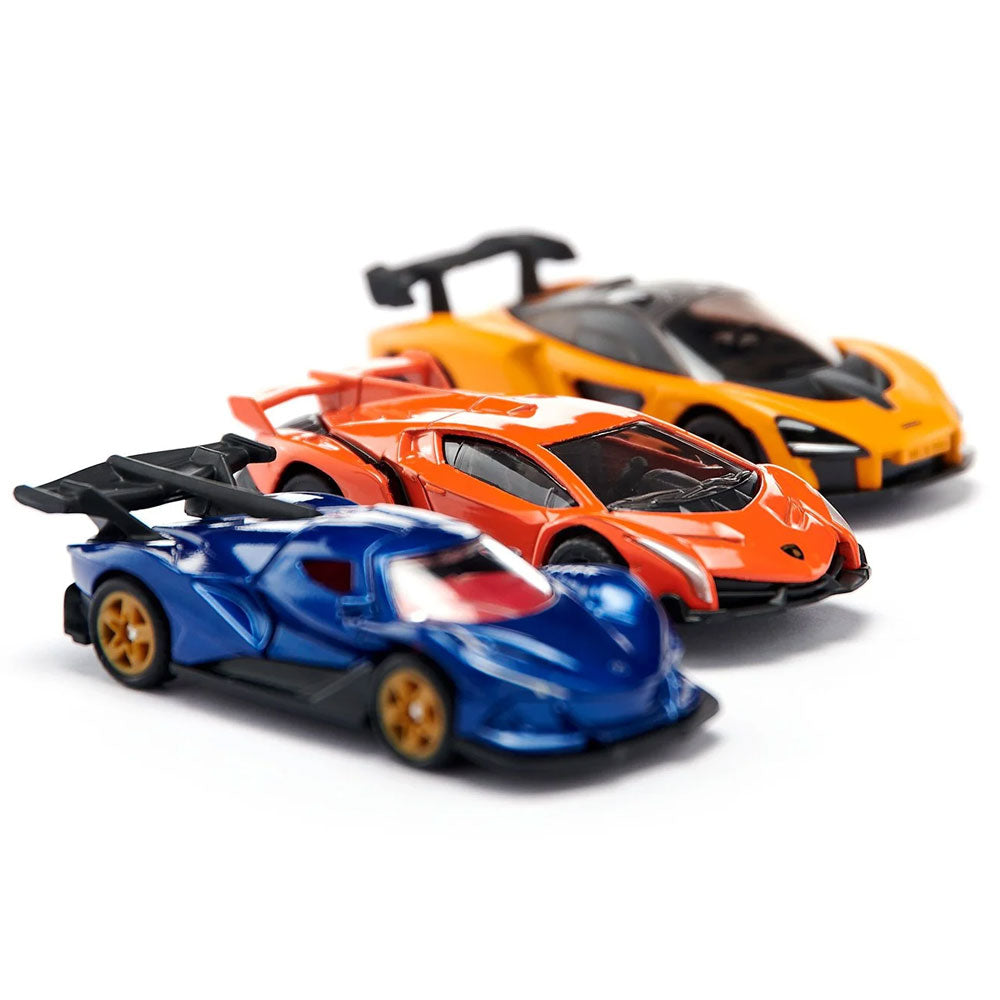 Spielzeugauto Geschenkset Supercars, Lamborghini, McLaren, Apolle I.E.
