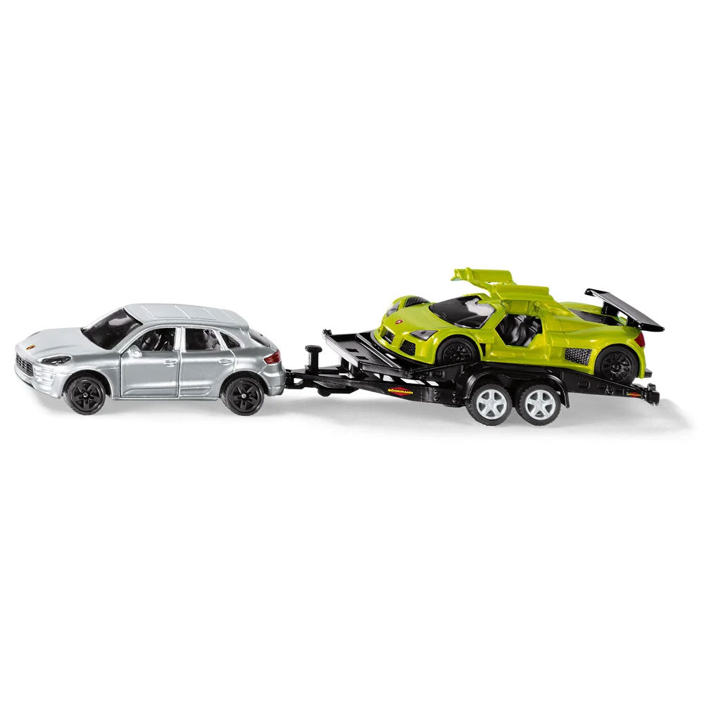 Modellatuo Porsche Cayenne mitTransport-Anhänger, 1:55