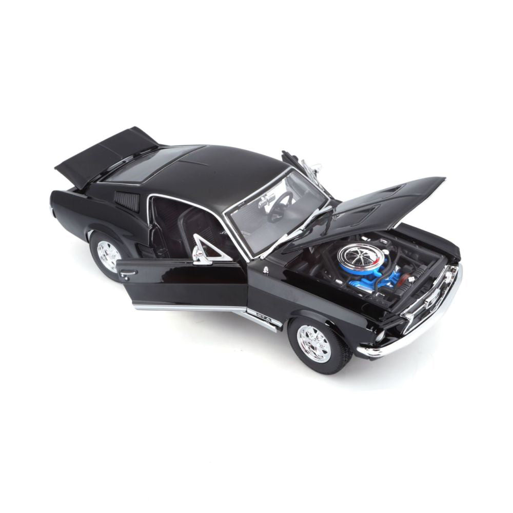 Modellauto Ford Mustang 1967, schwarz, 1:18