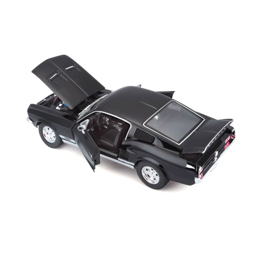 Modellauto Ford Mustang 1967, schwarz, 1:18