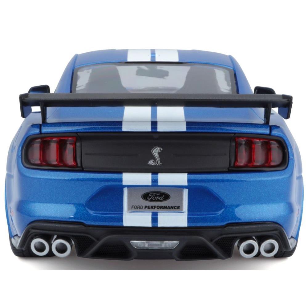 Modellauto Ford Mustang Shelby GT500 2020, blau, 1:18