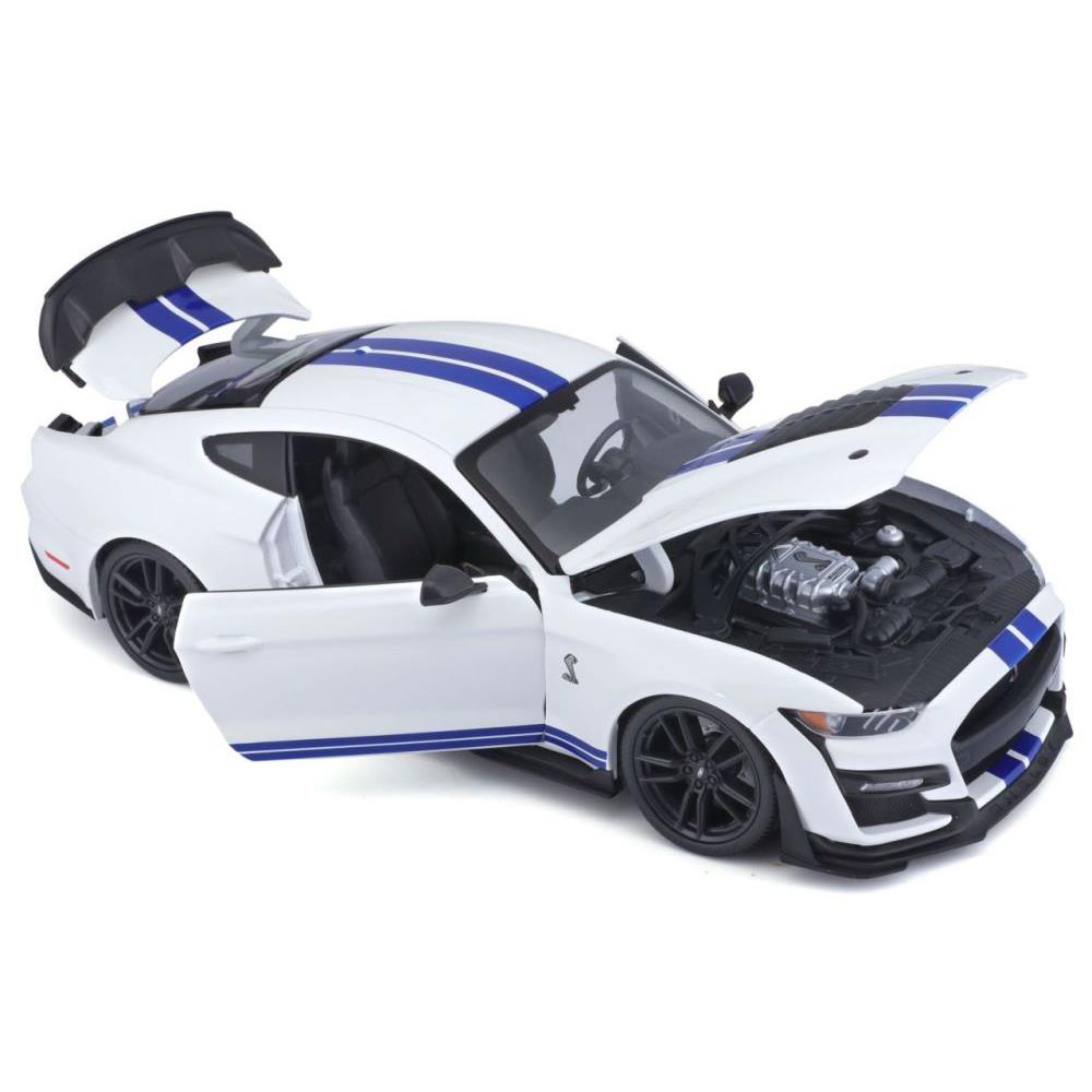 Modellauto Mustang Shelby GT500 2020, weiss, 1:18