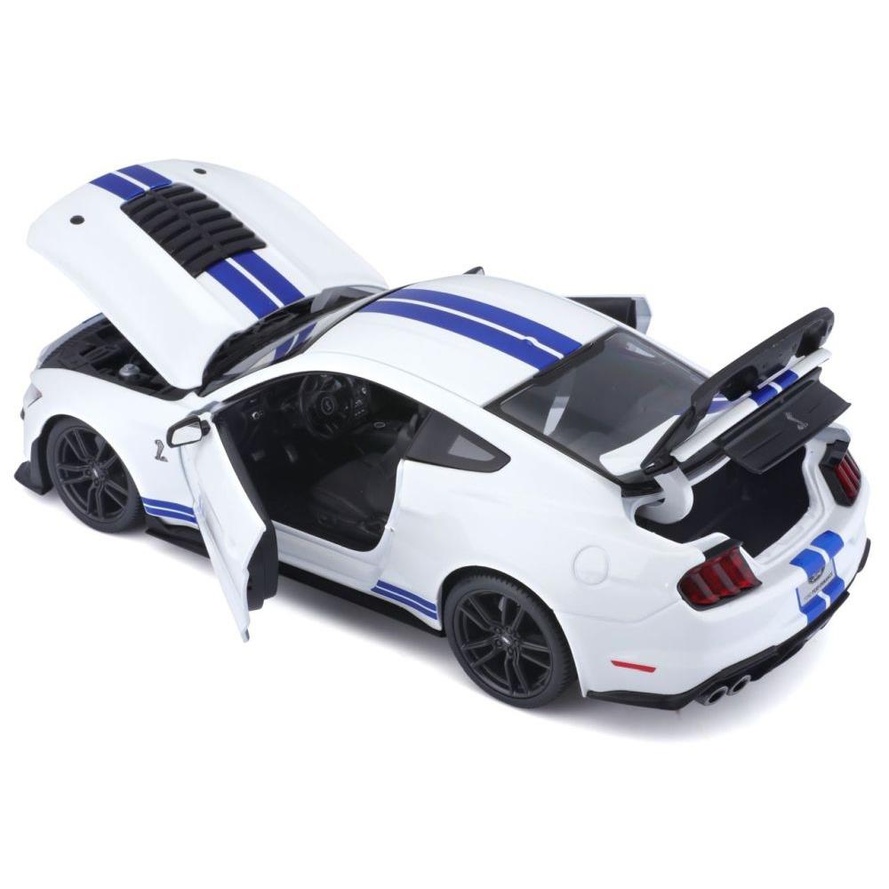 Modellauto Mustang Shelby GT500 2020, weiss, 1:18