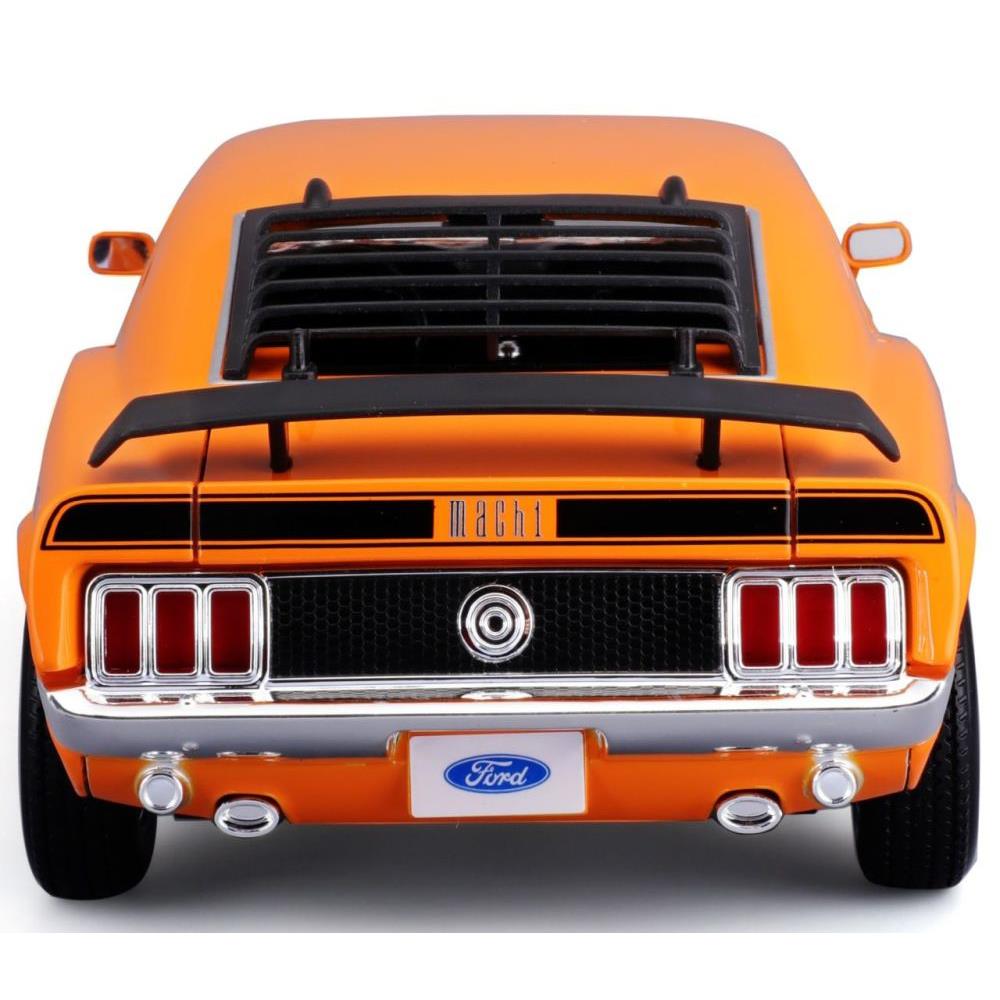 Modellauto Ford Mustang Mach 1 1970, orange, 1:18