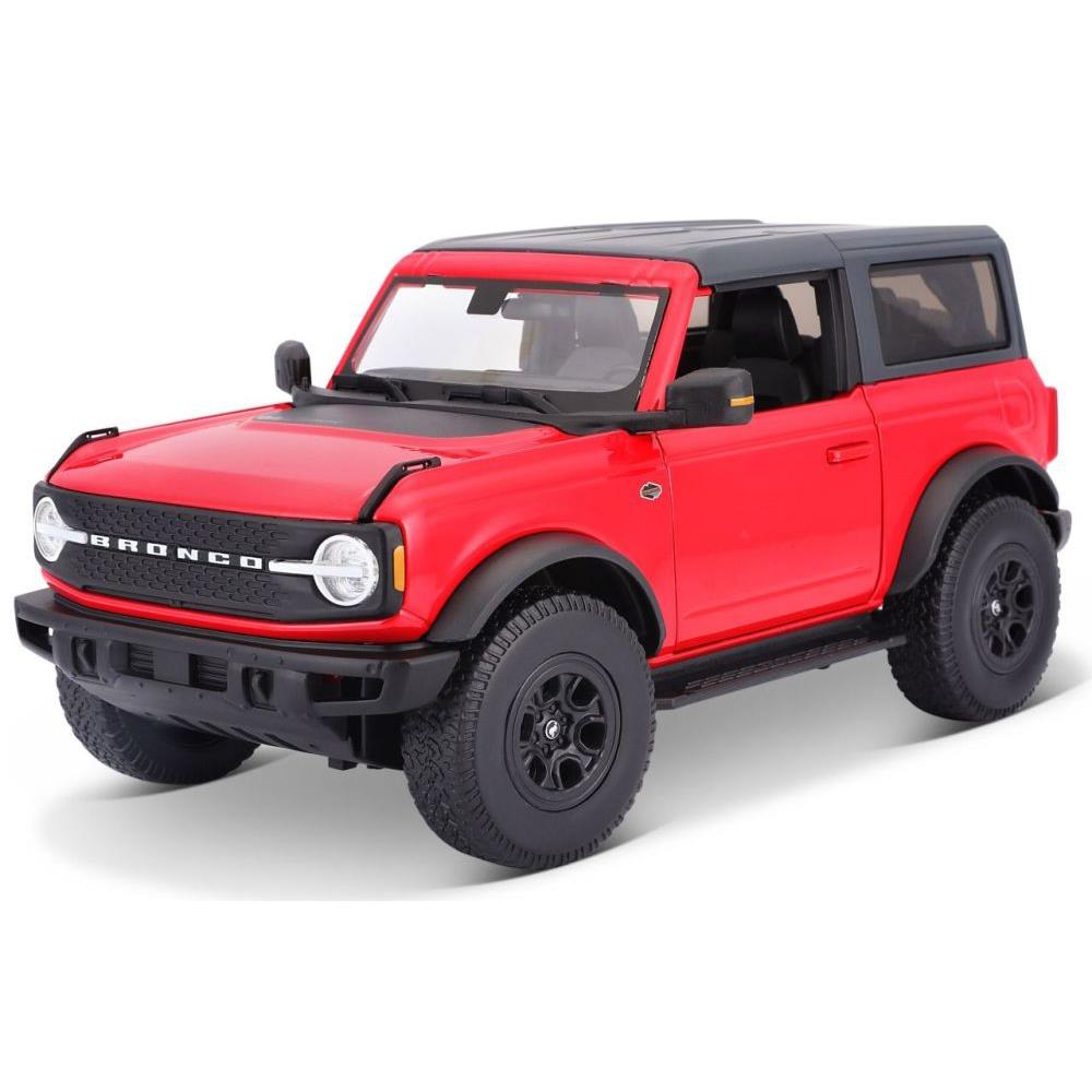 Modellauto Ford Bronco Wildtrak 2021, rot, 1:18