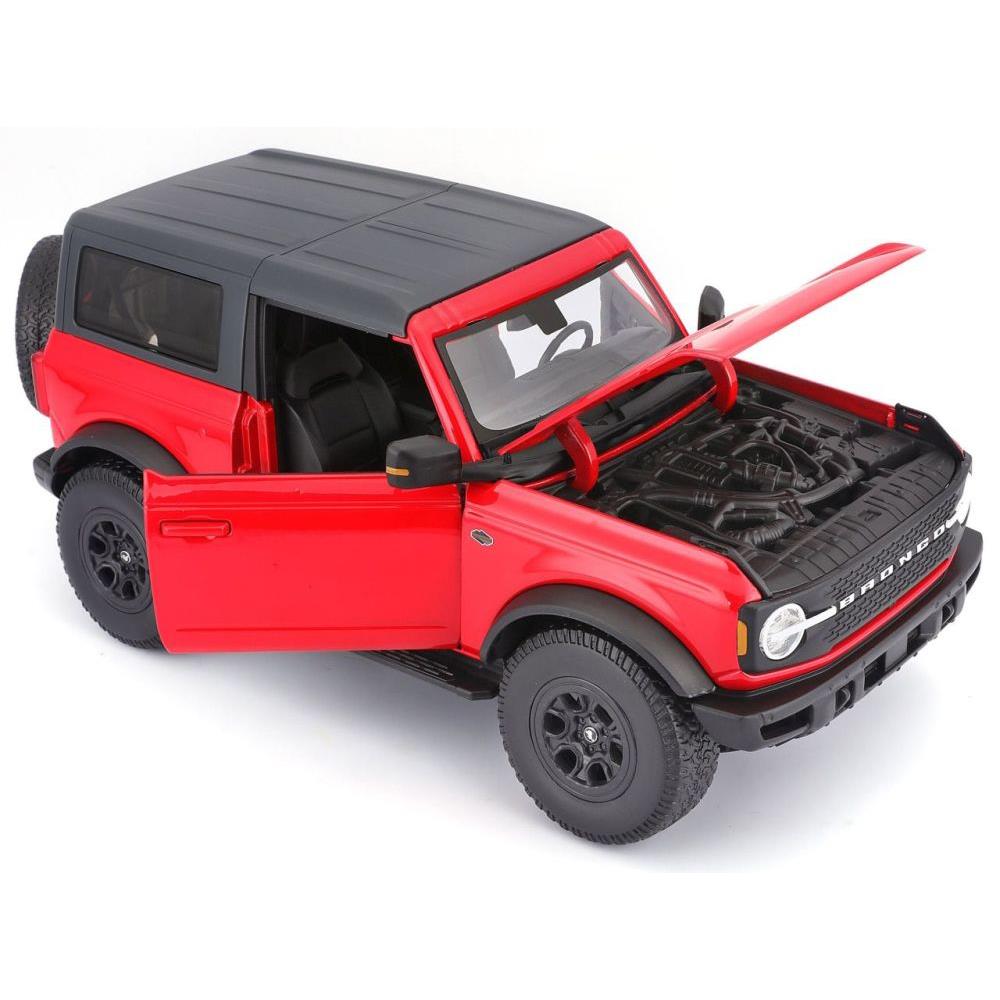 Modellauto Ford Bronco Wildtrak 2021, rot, 1:18