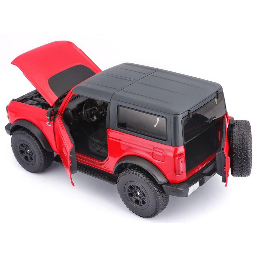 Modellauto Ford Bronco Wildtrak 2021, rot, 1:18