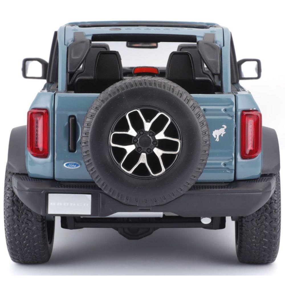 Modellauto Ford Bronco Badlands 2021, blau, 1:18