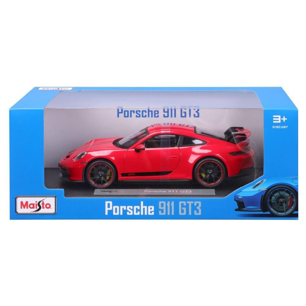 Modellauto Porsche 911 GT3 2022, rot, 1:18