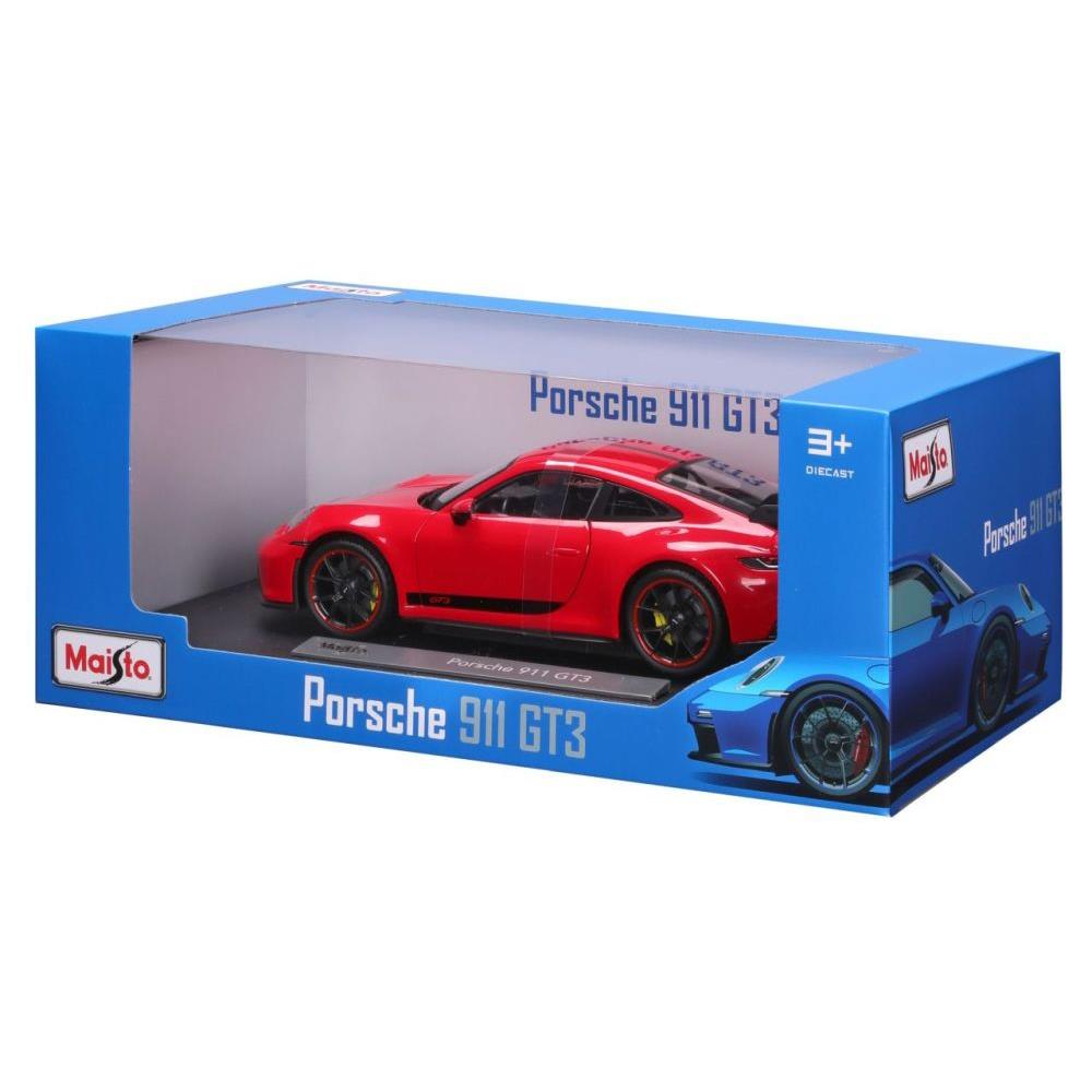 Modellauto Porsche 911 GT3 2022, rot, 1:18