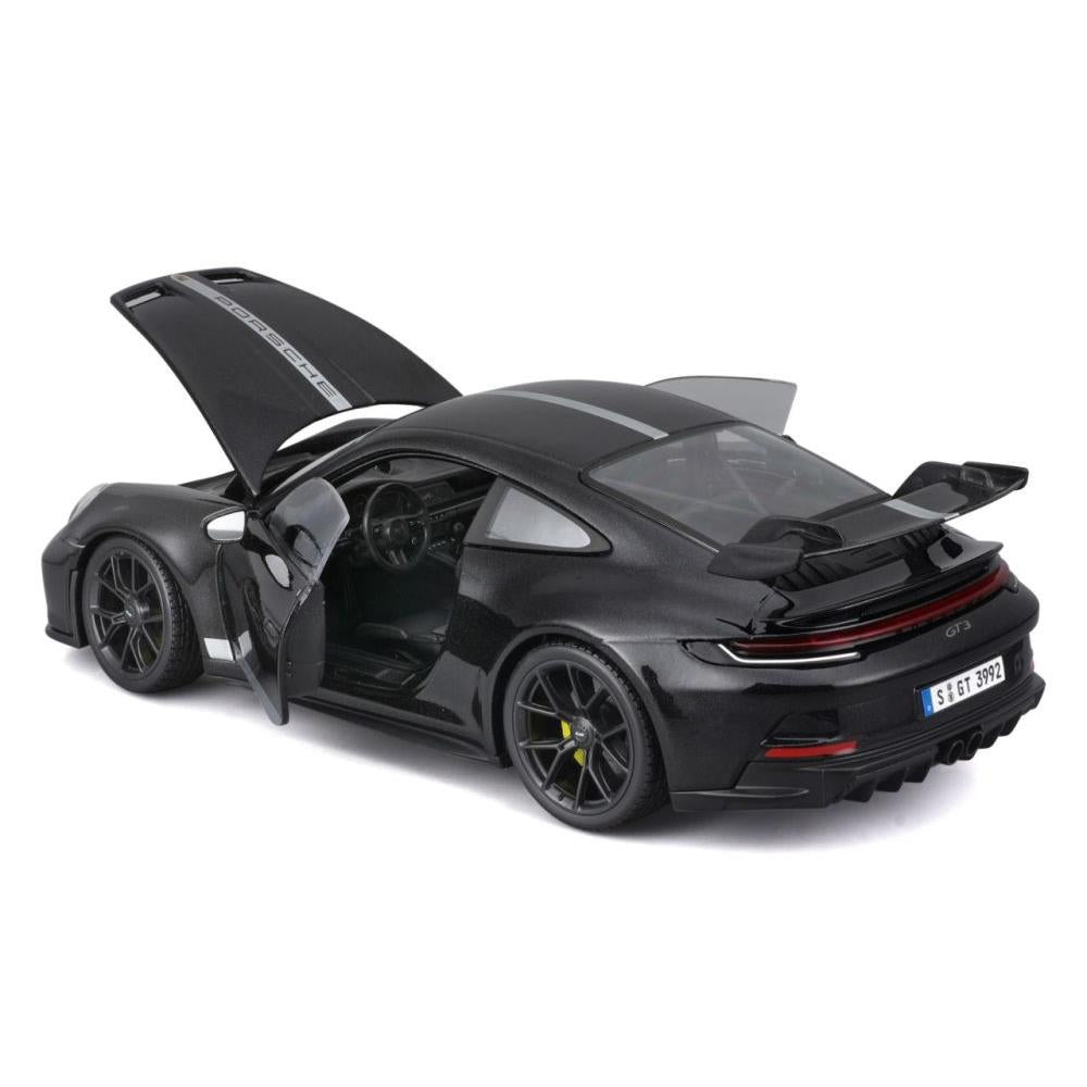 Modellauto Porsche 911 GT3 2022, schwarz, 1:18