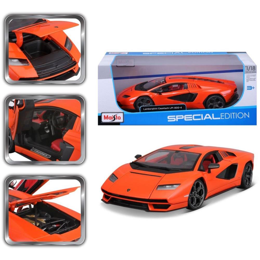 Modellauto Lamborghini Countach LPI 800-4, grün, 1:18
