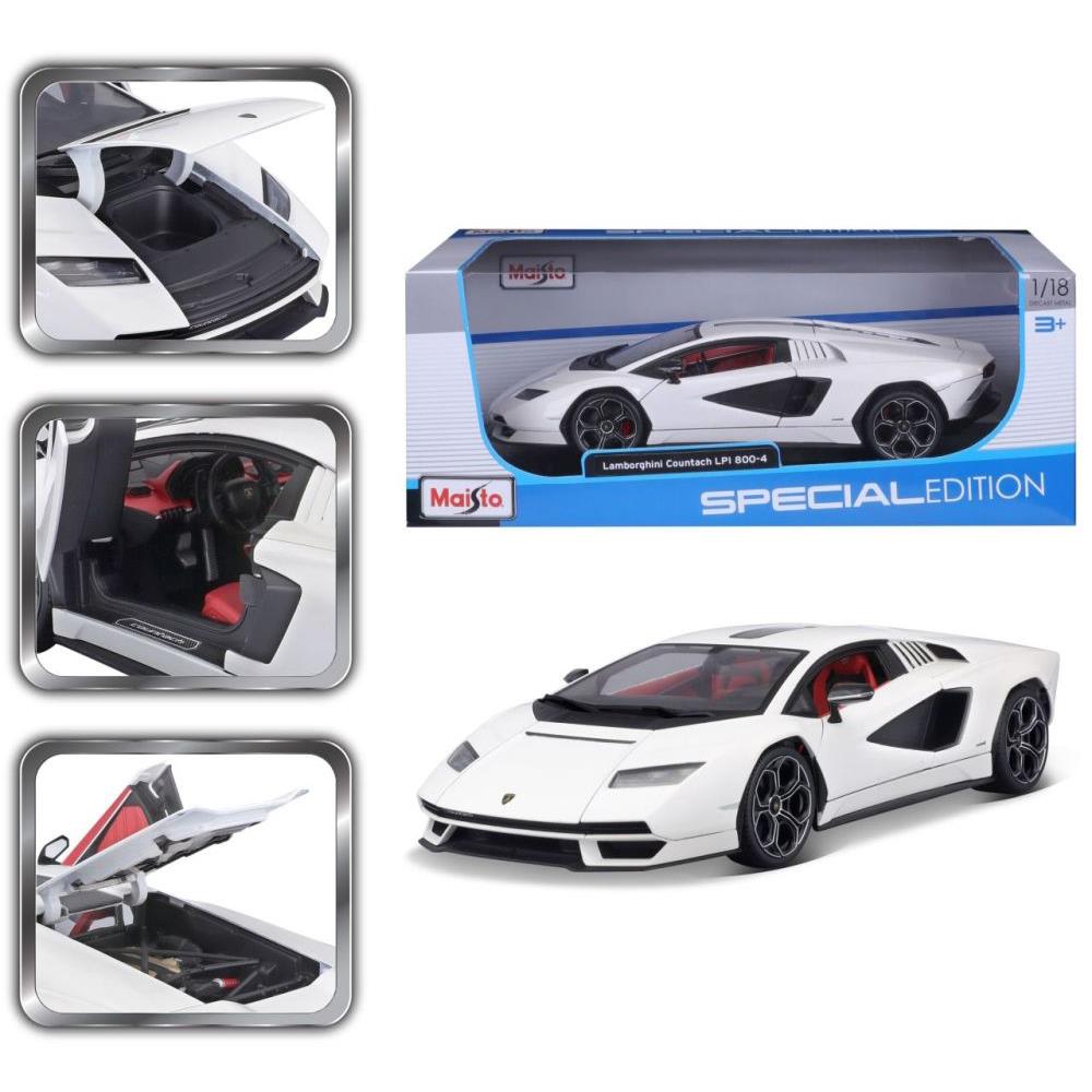 Modellauto Lamborghini Countach LPI 800-4, weiss, 1:18