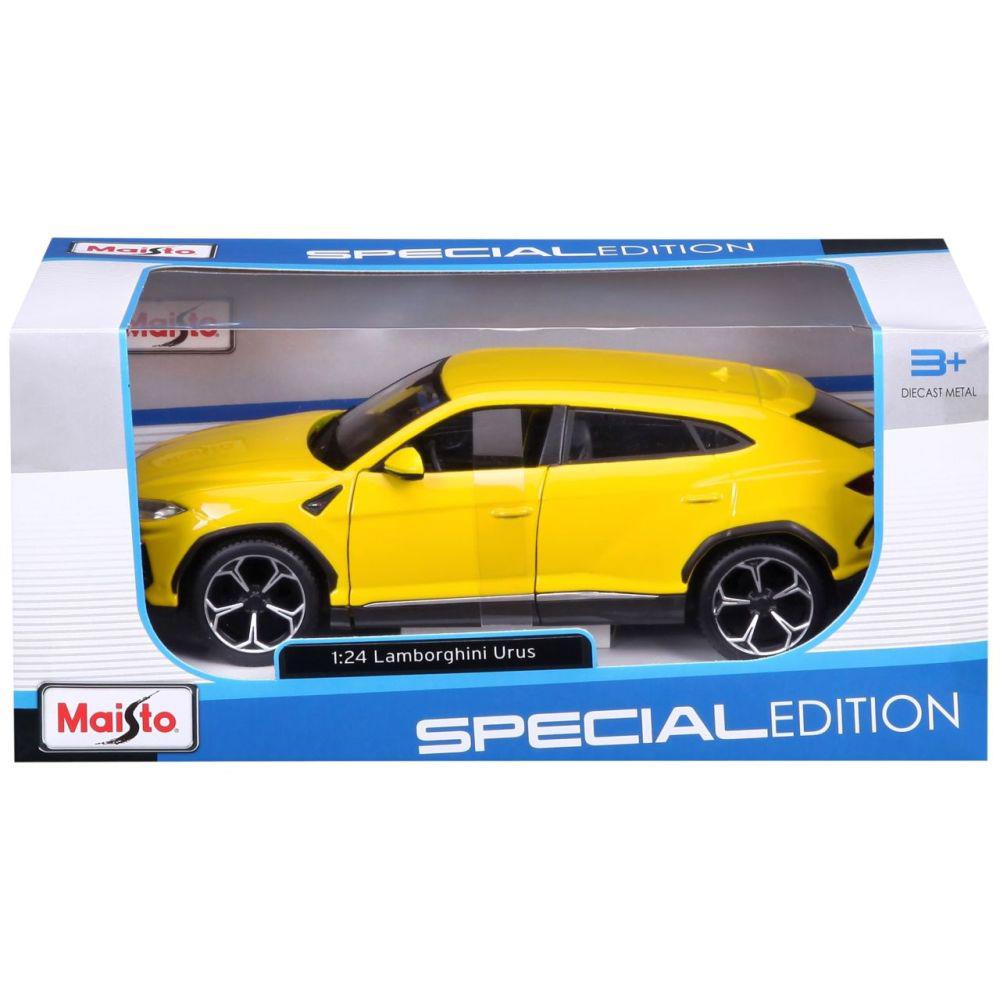 Modellauto Lamborghini Urus, gelb, 1:24