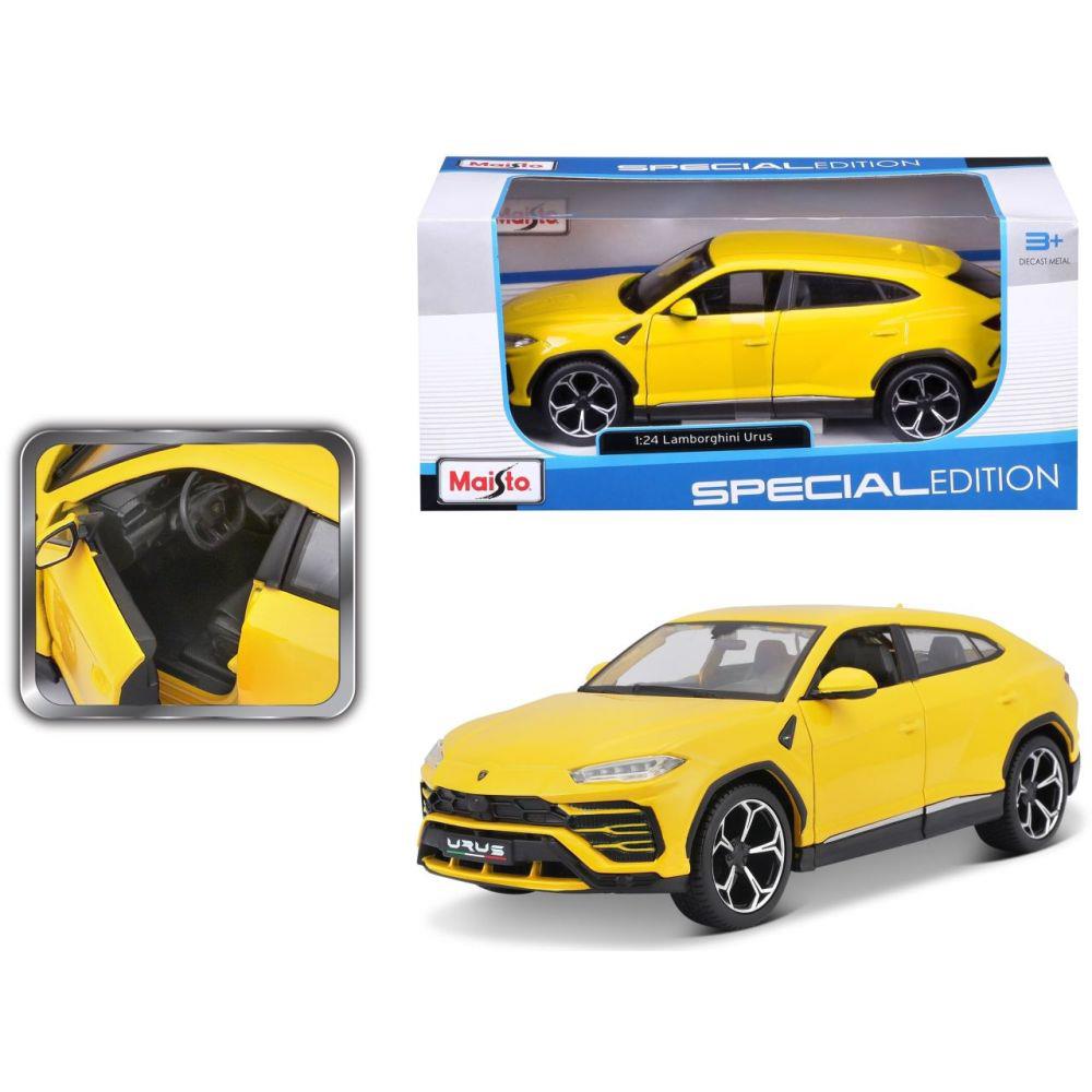 Modellauto Lamborghini Urus, gelb, 1:24