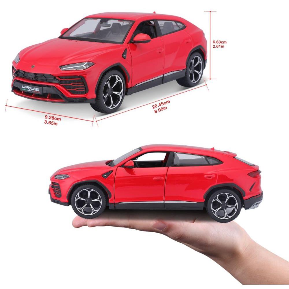 Modellauto Lamborghini Urus, rot, 1:24