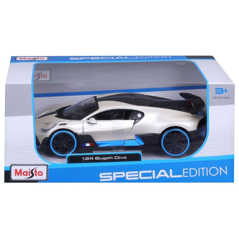 Modellauto Bugatti Divo, weiss metallic1:24